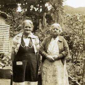 Flora and Mary Ann McCurdy; ca 1950s