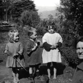 Flora, Jack and Mary Danahay; no date