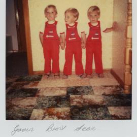 Gavin, Brent and Sean Paterson; 1981