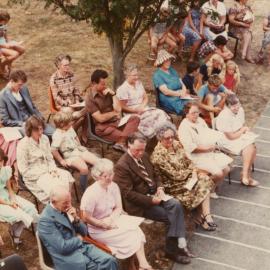 Elderslea Maternity Hospital; Crowd at Sunday Church Service; ca 1980s