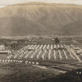 Trentham Army Camp; ca WW1