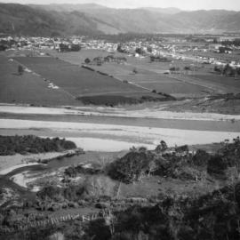 View of Upper Hutt taken from Bonnie Glen; 1949