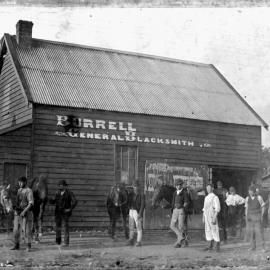 Joe Burrell's General Blacksmith's Shop; Main Street; Upper Hutt