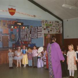 Children in Costume and Silverstream School Hall; ca 1990s