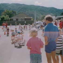 Silverstream Kindergarten; Bike Riding; ca1990s