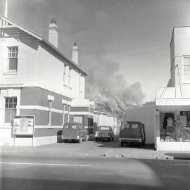 Fire, Wallaceville Hill, 1967.
