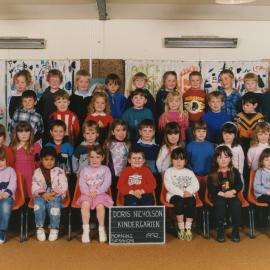 Doris Nicholson Kindergarten; Morning Session; 1992