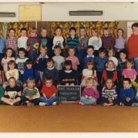 Doris Nicholson Kindergarten; Morning Session; 1990