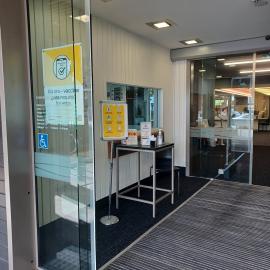 Vaccine Pass Notifications at Upper Hutt Central Library; 2022