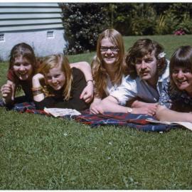 Kim Dewhurst with Friends; ca. 1970s