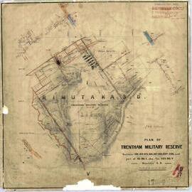 Plan of Trentham Military Reserve; 1915