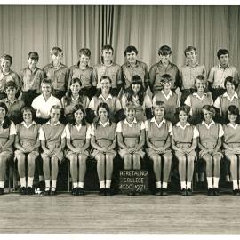 Heretaunga College; Class Photo, 1971