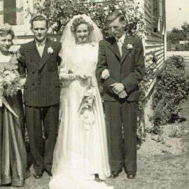 Wedding of Ivy Marriot and Sam Winterbottom; 1949
