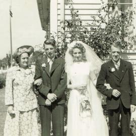 Wedding of Ivy Marriot and Sam Winterbottom; 1949