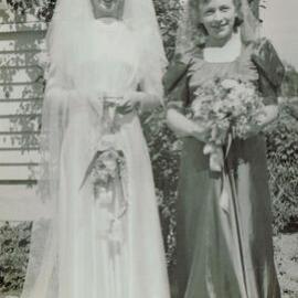 Wedding of Ivy Marriot and Sam Winterbottom; 1949