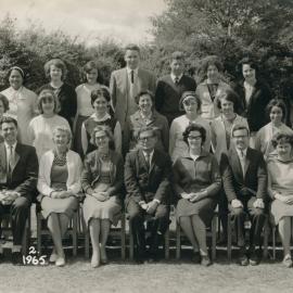 Trentham School; Staff Photo; 1965