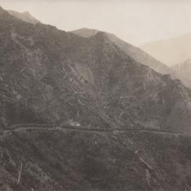 Reinforcements Marching over the Rimutakas; 1916
