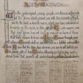 Illuminated Memento from the parishioners of the Upper Hutt Methodist Circuit; 1935