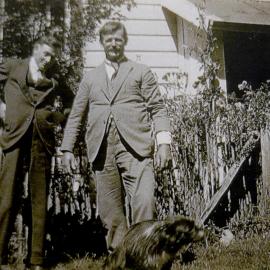 Frank Benge and Yorrie, Te Marua; ca. 1928