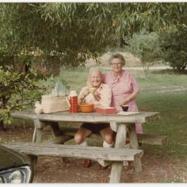 Len Benge and Jessie Munn (nee Benge); ca 1970s