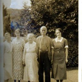 Sharman Marsh Family Photo Album; Group Family Photo; ca. 1937-38