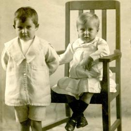 Sharman Marsh Family Photo Album; Carl and David Poulson; ca. 1919