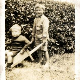 Sharman Marsh Family Photo Album; Tom and David Poulson; ca. 1921-26