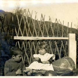 Sharman Marsh Family Photo Album; Tom Poulson and Holly; ca. 1924-30