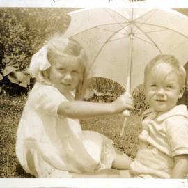 Sharman Marsh Family Photo Album; Kitty and Frank Salisbury; ca. 1934-35