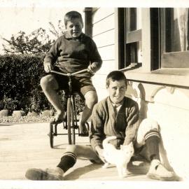 Sharman Marsh Family Photo Album; Tom and David Poulson; ca. 1927-34