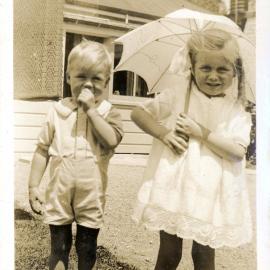 Sharman Marsh Family Photo Album; Frank and Kitty Salisbury; ca. 1934-35