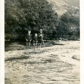 Sharman Marsh Family Photo Album; David, Tom and Carl Poulson; ca. 1924-26
