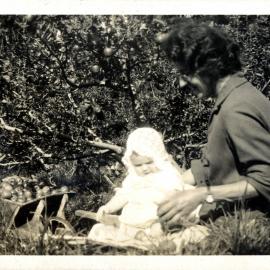 Sharman Marsh Family Photo Album; Alma Poulson and Eda; ca. 1928