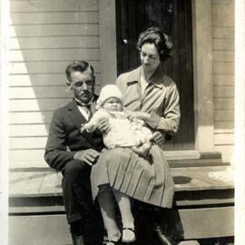 Sharman Marsh Family Photo Album; Hector, May and Eda Poulson; ca. 1928