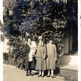 Sharman Marsh Family Photo Album; Alma, Eda, May and Hilda Poulson; ca. 1928