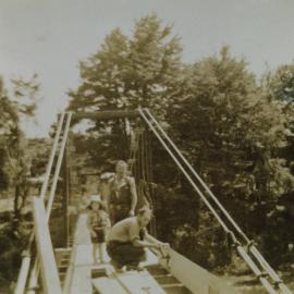 Benge Farm Bridge being Built; 1935