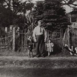 Ken Munn, Frank Benge, Joy Munn; ca. 1947