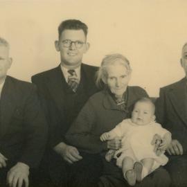 Benge Family Portrait; ca 1950s