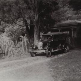 Ivan Benge's Morris Cowley Car at Frank Benge's Property; ca.1950s