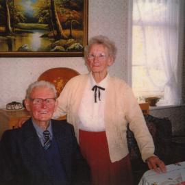 Len Benge and Jesse Munn (nee Benge) ; ca. 1990s