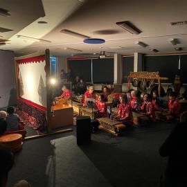 Upper Hutt Libraries; Wayang Kulit Performance of Ciptoning; November 2023