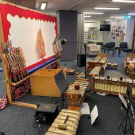 Upper Hutt Libraries; Wayang Kulit Performance of Ciptoning; November 2023