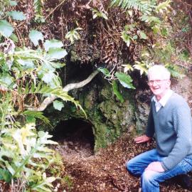 Vn Benge with remnants of David Benge's Mill; ca. 2000s
