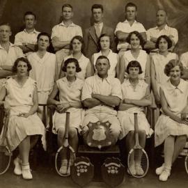 Upper Hutt Tennis Club; Senior and Junior Teams; 1929-1930