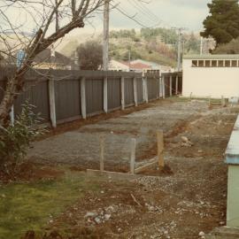 Upper Hutt School; Construction of new changing shed at pool; 1985
