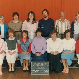 Upper Hutt School; Staff photo; 1988