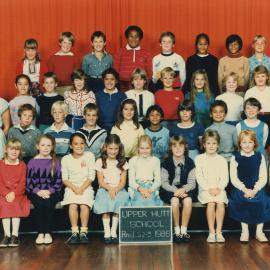Upper Hutt School; Class photo Rm 1; 1986