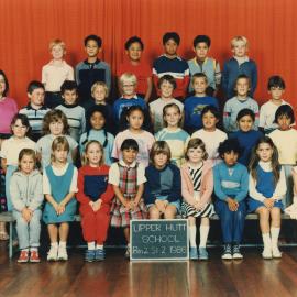 Upper Hutt School; Class photo Rm 2; 1986