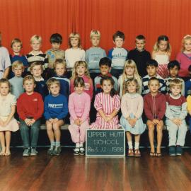 Upper Hutt School; Class photo Rm 6; 1986