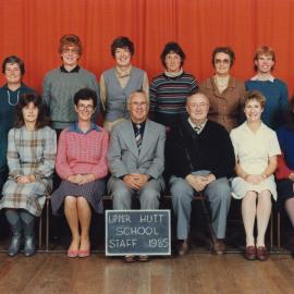 Upper Hutt School; Staff photo; 1985